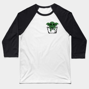 Pocket Cthulhu Baseball T-Shirt